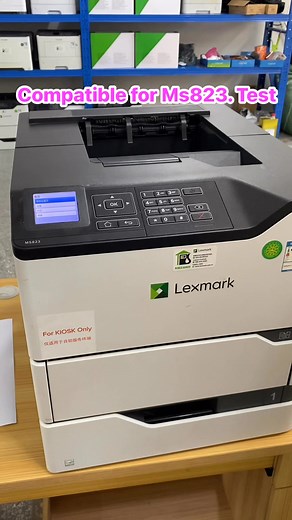 Show compatible for lexmark 823toner cartridge and chip and durm cartridge test It show stable operation,printed good result If your office need this ,is the best chioce for your printer 🖨️ HTTPS://wa.me/15913279635 email:lu15913279635@gmail.com Wechat: 8615913279635 #Tonercartridge #lexmark823 #lexmark #Printer #tonerpowder | Yona Chen