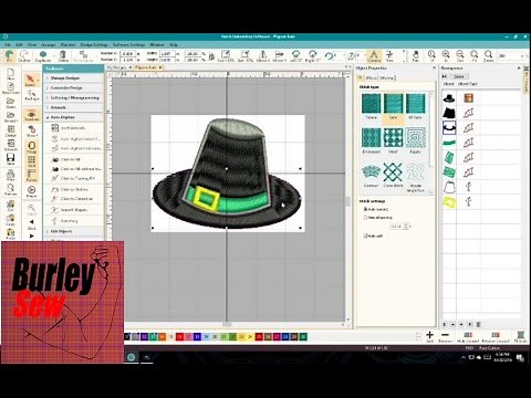Hatch Embroidery Software Video 3- How To Easily Digitize Image to Embroidery Design