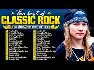 Top 500 Classic Rock Songs Of All Time 🔥 Guns N' Roses, Metallica, Queen, AC/DC, Aerosmith, Bon Jovi