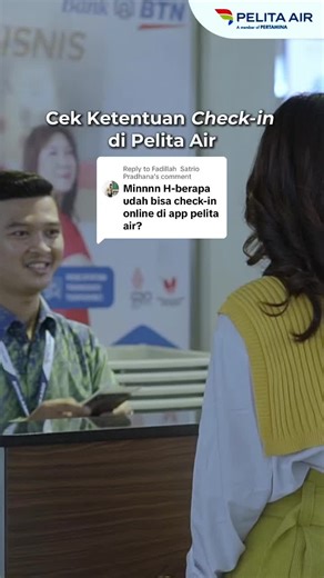 Panduan Check-in di Pelita Air