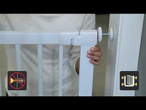 Barrière de sécurité Safety 1st Flat Step gate instruction video