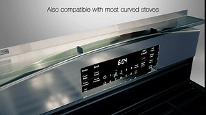 StoveShelf 20" Apartment Length Black Magnetic Shelf for Kitchen Stove - Kitchen Storage Solution with Zero Installation - Over Stove Spice Rack Organizer