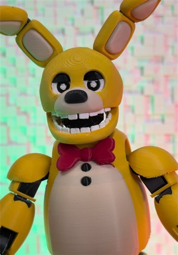 3D Printed Spring Bonnie from Five Nights at Freddy's