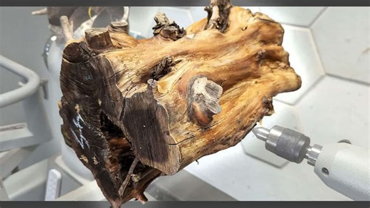 How beautiful yew wood really is