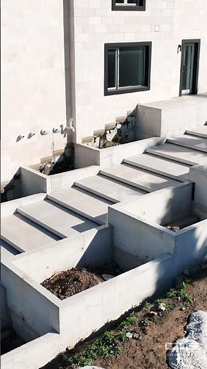 Why choose concrete floating stairs for your home exterior? 🏡