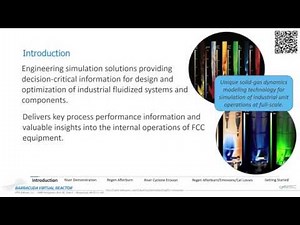 Engineering Simulation Solutions for Fluidized Catalytic Cracker Units (FCCUs)