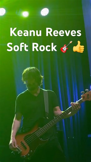 🎸 Soft Rock Mode: Keanu’s Rock Star Style 😎