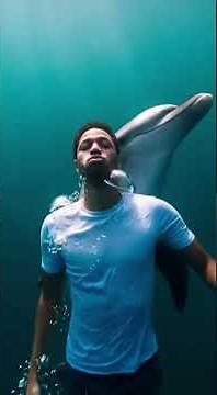 “Man Saved by Dolphin”