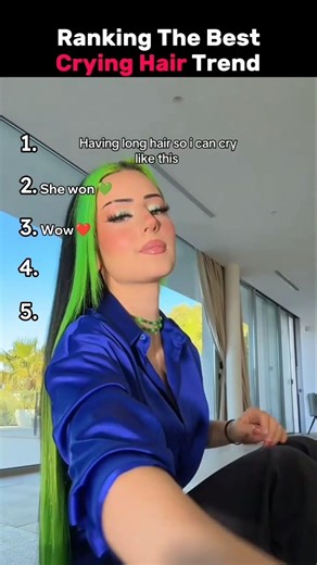 I Tried The Crying Hair Trend