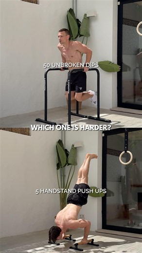 One is more technically demanding, the other is more about pure strength 🔥