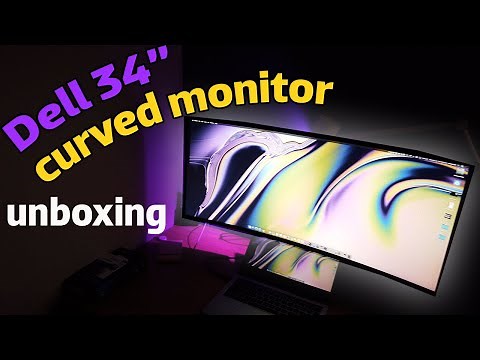 Dell Curved Monitor 34 Unboxing | Dell U3419W monitor Unboxing Setup and Review