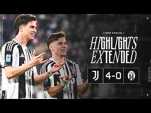 EXTENDED HIGHLIGHTS | Juventus 4-0 Pisa | Serie A