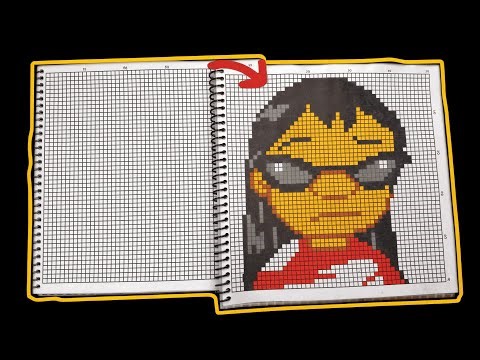 Lilo Pixel Art — Cool Girl Speed Draw | Color Bits