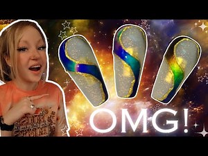 Mood Ring Nails Tutorial 🎀🖤🎀 ‪@SolarColorDust‬ ‪@nailreservela8605‬ #moodnails #thermochromic #nails