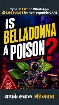 Belladonna Q is poison- सच है या अधूरी जानकारी?
