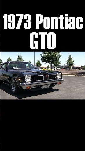 Very Healthy Sounding 1973 Pontiac GTO #PontiacGTO #musclecar #cammed #Pontiac455 #lopeyidle
