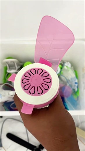 pink hanging fan #ceilingfan #installationfan #propellerfan