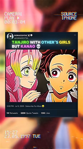 Tanjiro with other's girls but Kanao 💀 | #demonslayer #kny #fyp #foryou