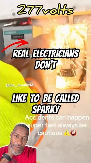 Most electricians don’t like to be called Sparky. This is why ⚡️