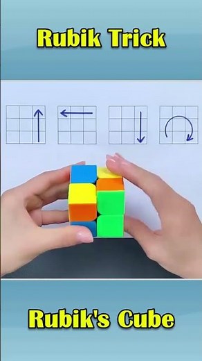 How to solve a rubik's cube 2x2 fast