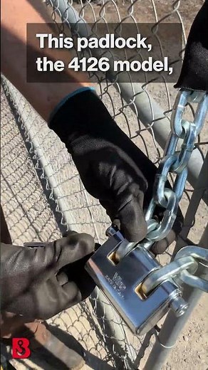 3/8" (10mm) Pewag Security Chain Demo with Viro Lock | Keep Your Jobsite Secure