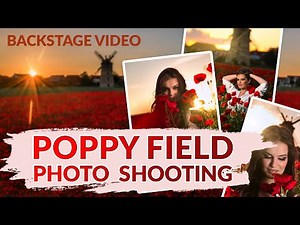 Poppy Field Photo Shooting Backstage Video - Studio Kondov - VladEmirsky - bokov.de (Leipzig)