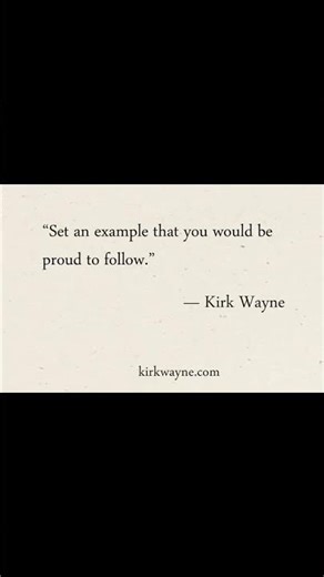 Set the Right Example. #motivation #selfimprovement #inspiration