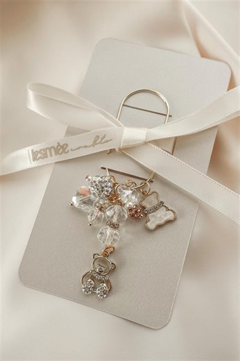 Bear Charm Planner Clip: Whimsical Planner Bookmark Dangle - Etsy