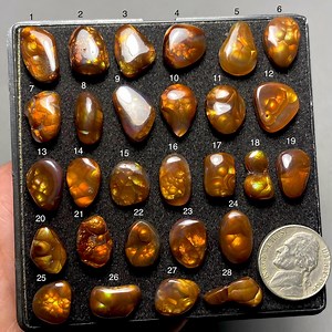 Mexican Fire Agate A One Quality 100% Natural Mexican Fire Agate Loose Gemstone for Making Jewelry Code MI-431 - Etsy