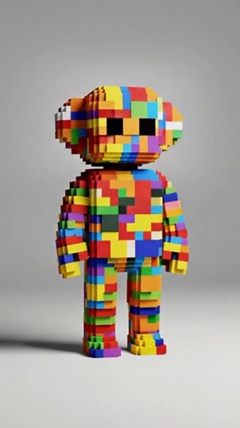 This Block Robot is Hypnotic… Watch Till the End! #short