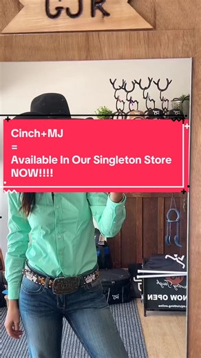 Cinch Jeans Now Available at Singleton Store