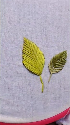 🌿 very beautiful 🔥 leave design 🔥 needle work embroidery