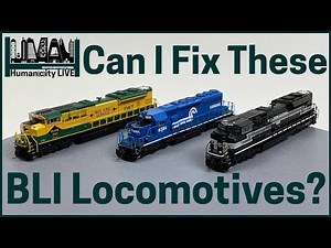L68 | Can I Fix These Broadway Limited Imports N Scale Locomotives? | Hangout With Human[c]ity