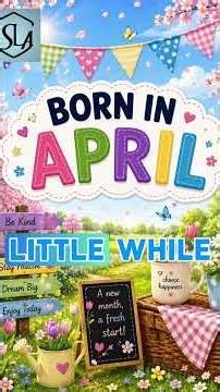 BORN IN APRIL #singlearnappreciate #borninapril