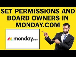 How To Set Permissions And Board Owners In Monday.com | Easy Tutorial