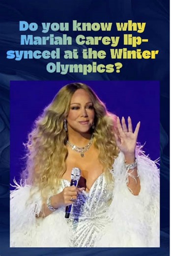 Mariah Carey's Winter Olympics Lip-Syncing Explained