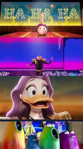 Minion x Donald Duck Lady |FNF Golden Blob Opera (Kpop Demon Hunters) #fnf #huntrix #shortsviral