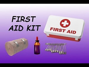 First Aid Kit English Vocabulary Words
