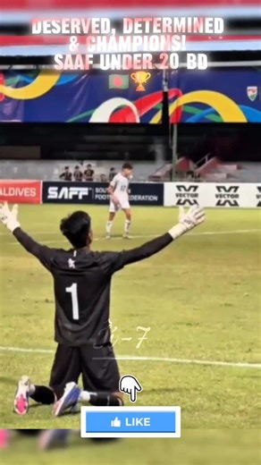 Bangladesh U-20 Are SAFF Champions! 🎉🇧🇩🏆History Made! 💖⚽✨ #bdfootball #saffu20 #champion #viralvideo