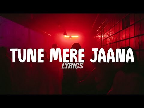 Tune Mere Jaana Lyrics