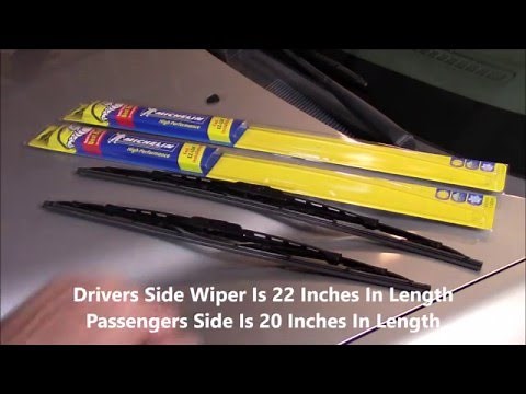 Replacing Wipers With Michelin RainForce All Weather Performance Wiper Blades Hyundai Santa Fe 2003