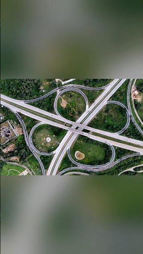 Incredible Cloverleaf Design on Bengaluru NICE Road | Aerial Footage #shorts