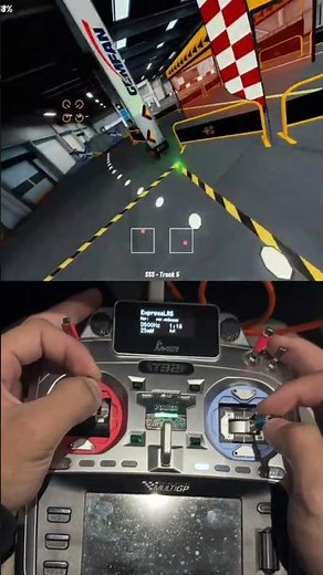 FPV sim racing – 3 laps, same weight/drag, fastest wins