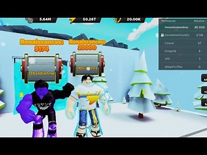 20000TH REBIRTH IN STRONGMAN SIMULATOR-ROBLOX