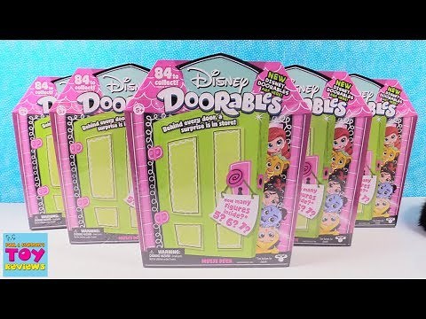 Disney Doorables Series 2 5 6 7 Pack Multi Figure Unboxing Toy Review | PSToyReviews