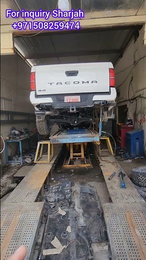 Toyota Tacoma CCM Chassis Repair Live 🔧 | Full Work in Sharjah Garage | Before After Result