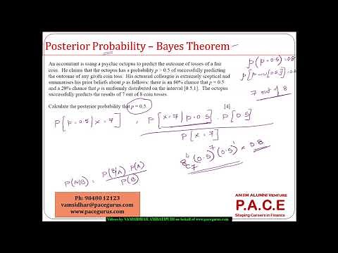 Posterior Probability Computation using Bayes Criteria