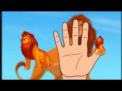 Finger Family Lion | Animal Finger Family Songs & Nursery Rhymes For Children
