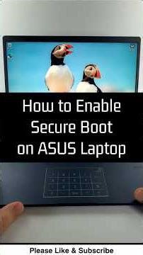 How to Enable Secure Boot on ASUS Laptop