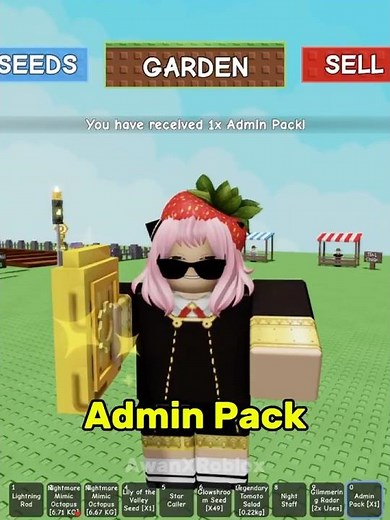 Admin Pack is OP #roblox #growagarden